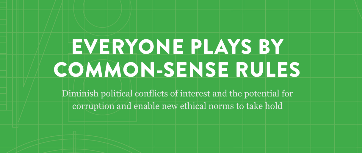 blueprints for democracy common sense rules
